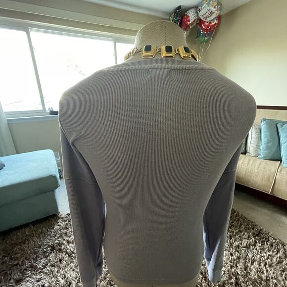 A New Approach ANA Waffle Knit Thermal Long Sleeve Shirt Top Layering Tee XXL - Picture 9 of 12